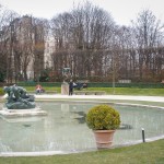 The garden at the Rodin museum