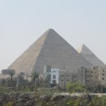 First view of the pyramids!