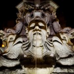 Fountain in the courtyard of the Pantheon