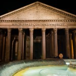 The Pantheon at night