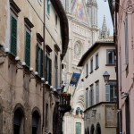 Our first glimpse of the Duomo