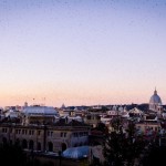 Andrew woke up before sunrise to get some pictures from the top of the Spanish Steps