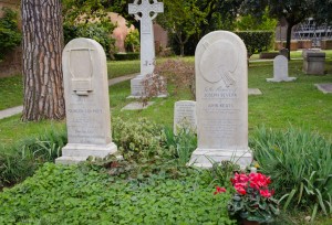 Keats' grave