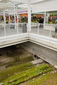 Walking into a local market, you can't build anything in Rome without running into history